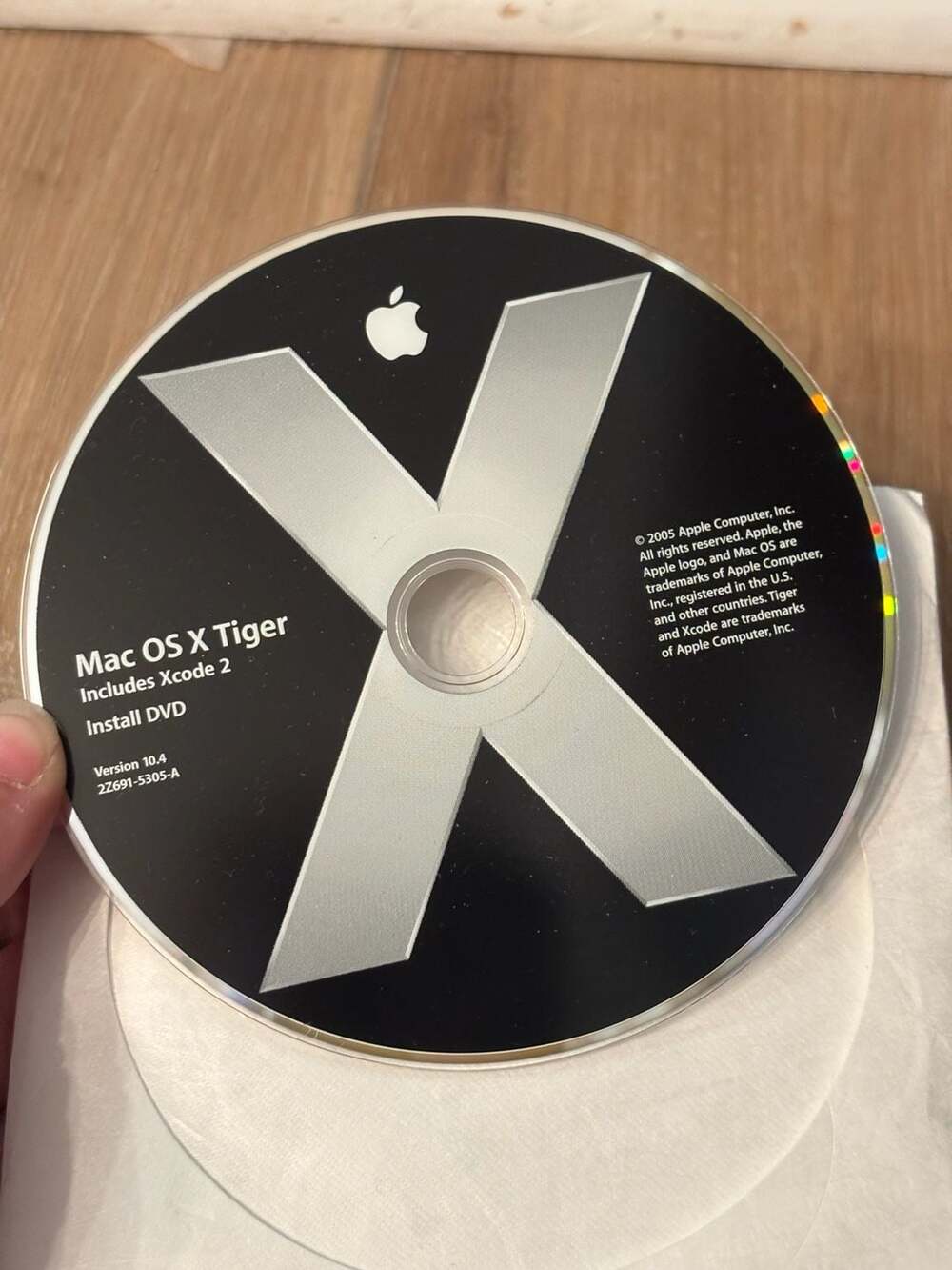 Apple Mac OS X Tiger Version 10.4 Install DVD